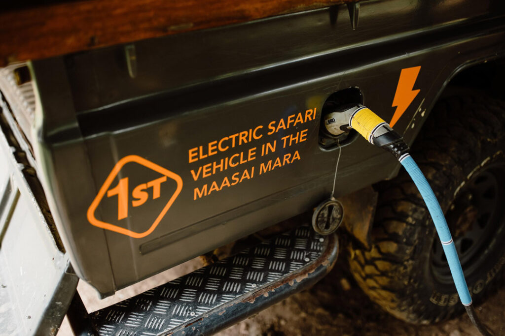 Electric Safari Vehicle at Emboo River Camp / Courtesy of Emboo River Camp