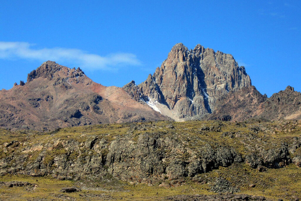 The peaks of Mount Kenya / Wikimedia Commons