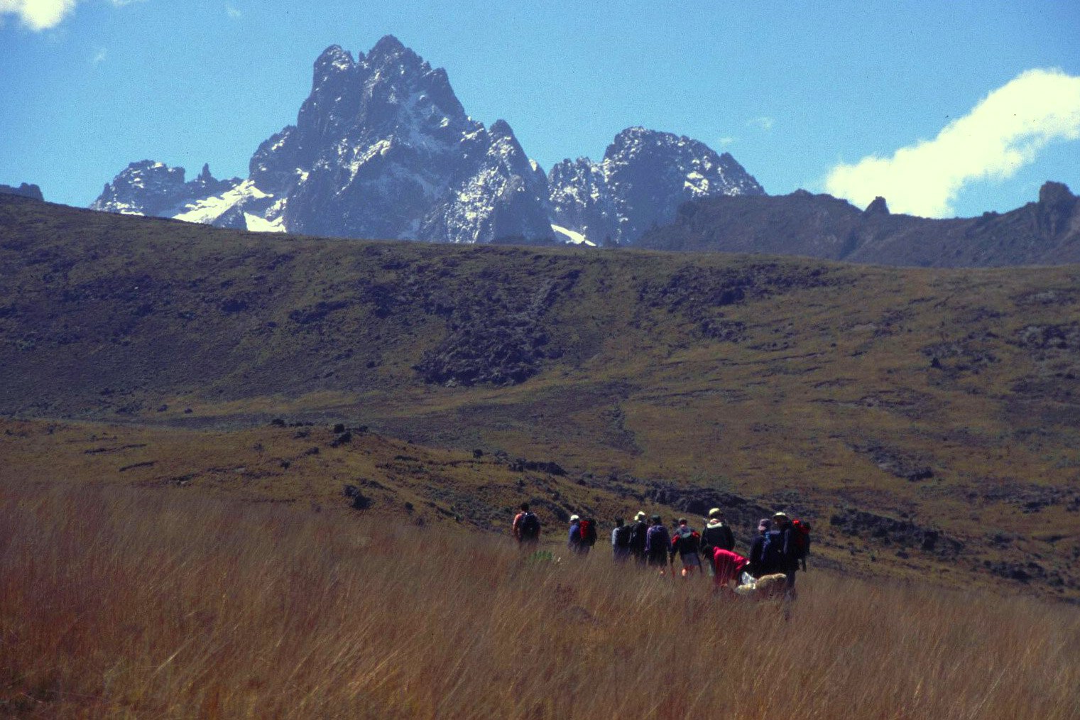 Trekking Mount Kenya / John Spooner / Wikimedia Commons