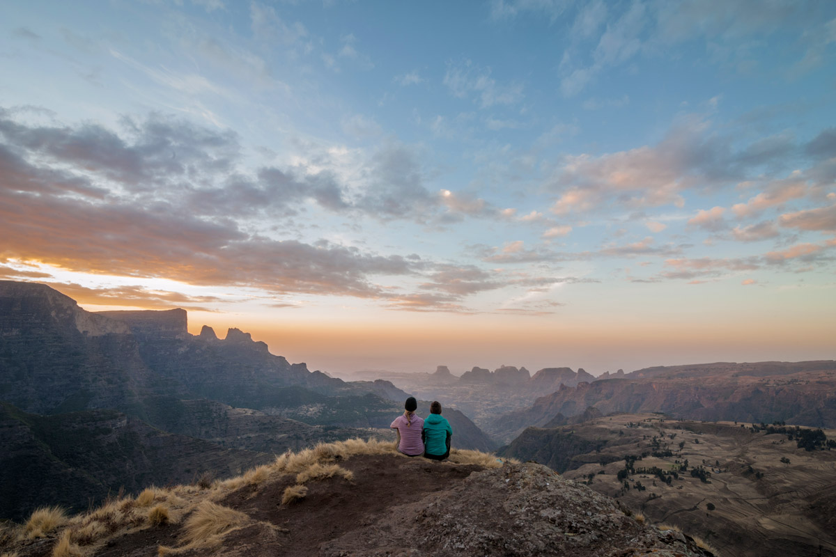 Sunset near Chennek in the Simien Mountains, Ethiopia / Shutterstock