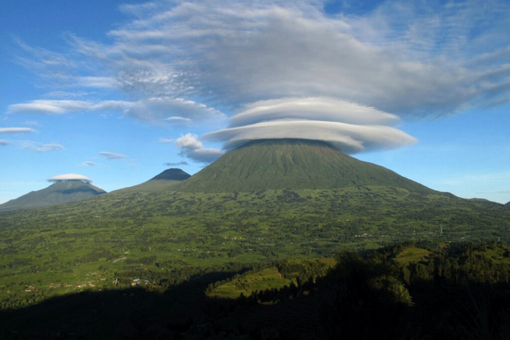 Mt. Bisoke in Volcanoes National Park, Rwanda / Courtesy of Volcanoes National Park