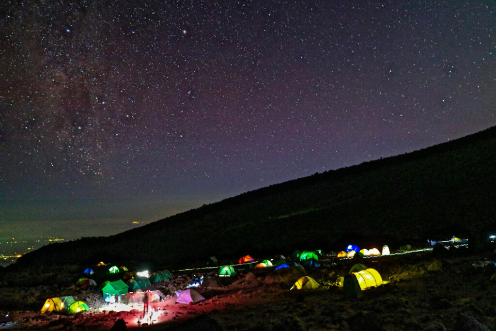 Campsite on Kilimanjaro / Tom Cleary / Unsplash
