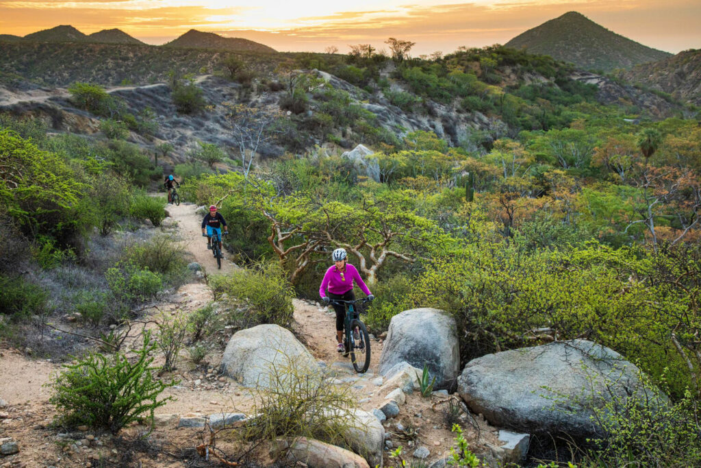 Mountain Biking at Rancho del los Cacahiles in Baja / Courtesy of Rancho de los Cacachiles