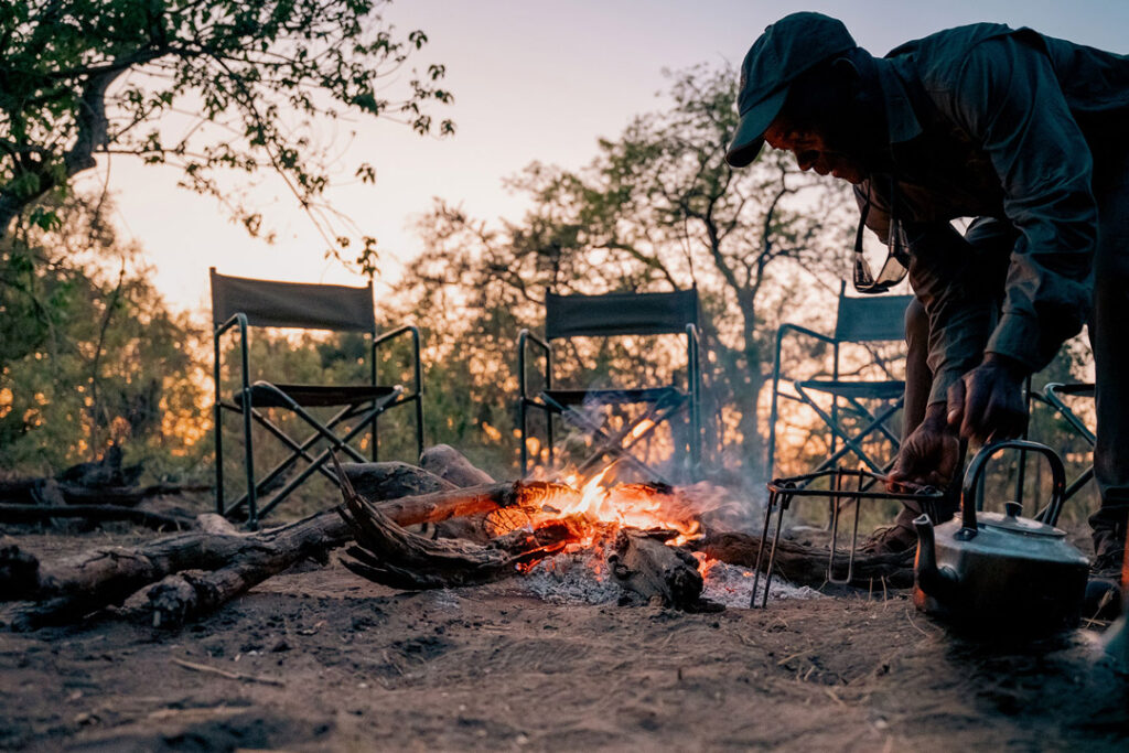 Campfire at Karangoma, Botswana / Mel Van Zyl / Courtesy of Classic Portfolio