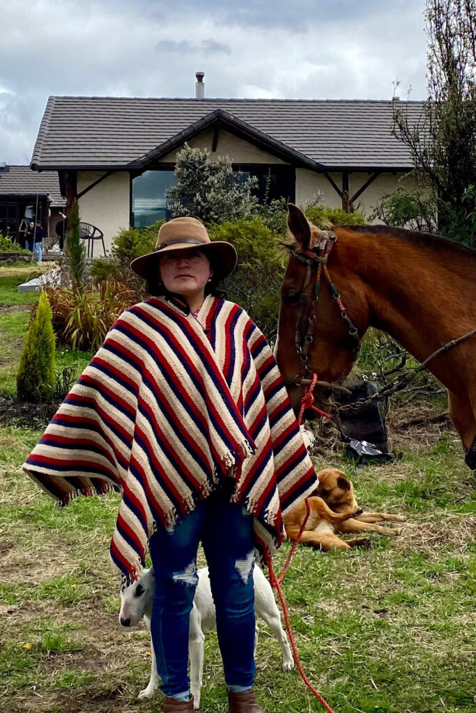 Gloria, Horseback Riding Leader at Chilcabamba
