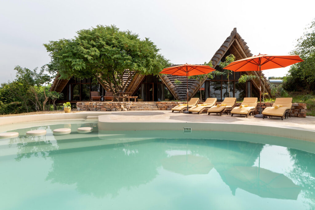 Pool at Nile Safari Lodge / Courtesy of Nile Safari Lodge