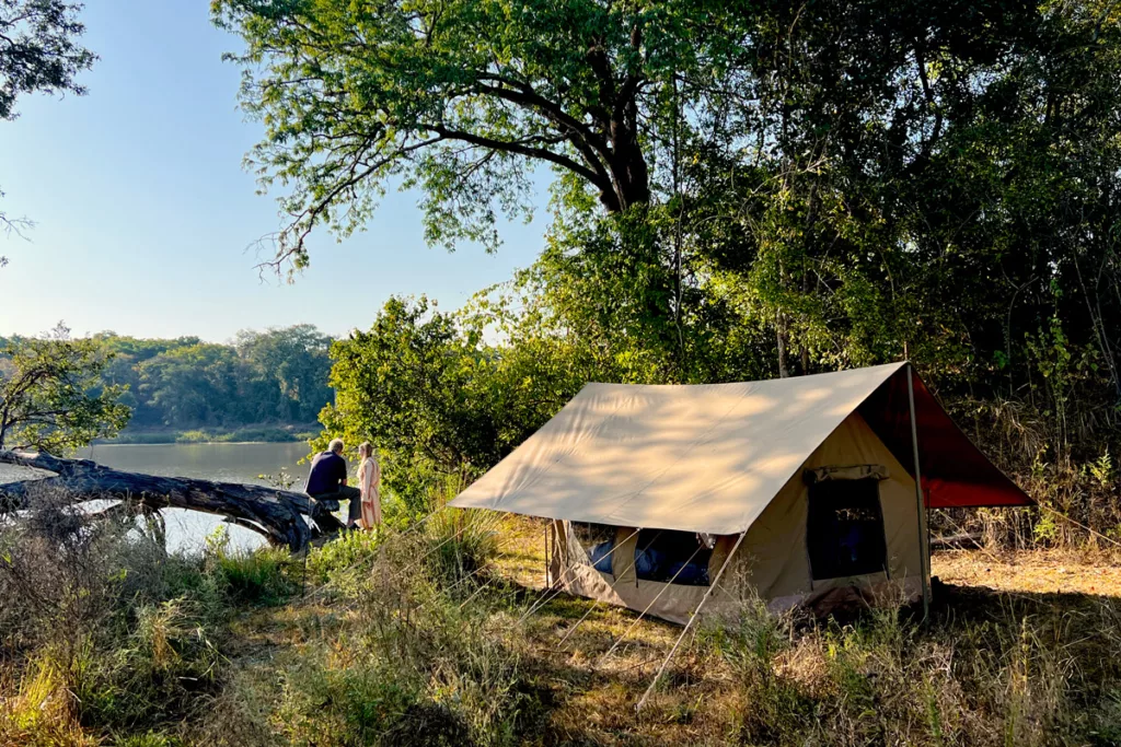 Riverside tent at Ugalla National Park / Courtesy of Nomad Tanzania